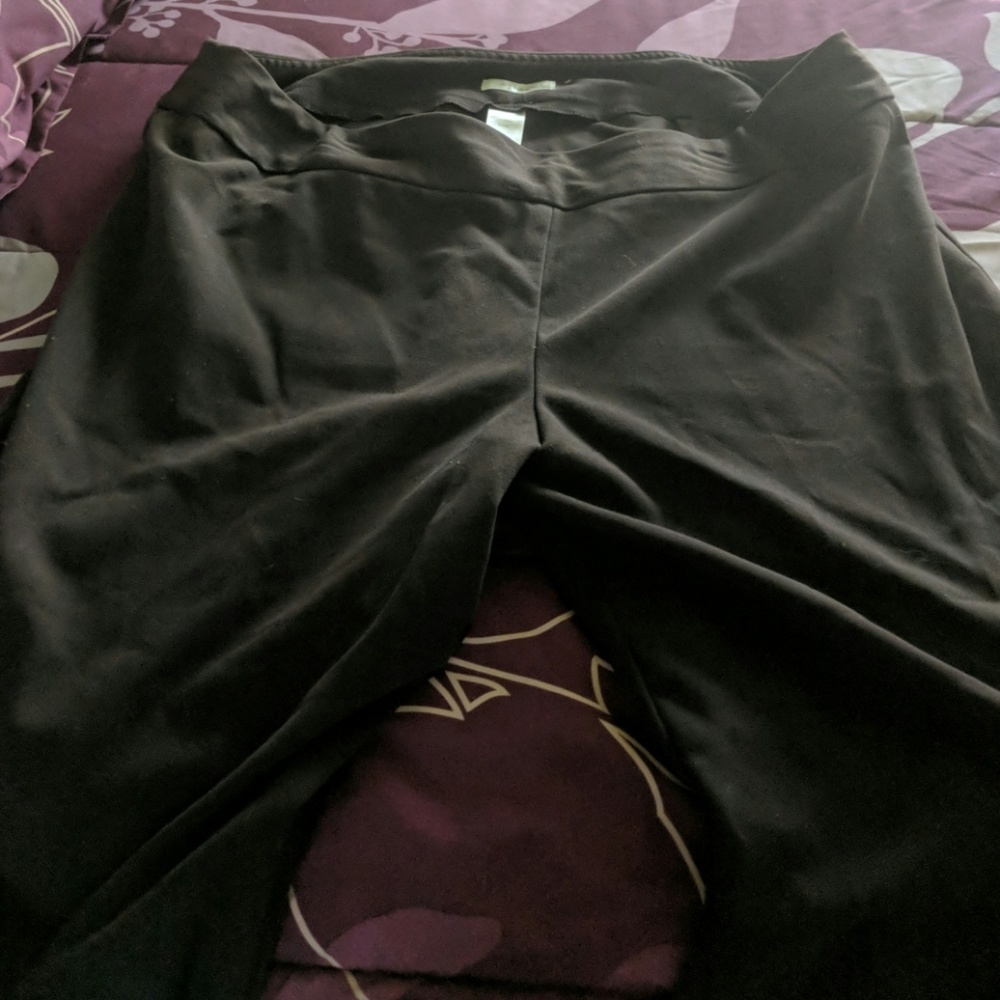 Brown bootcut dress pants